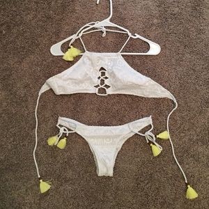 Victoria's Secret white swimsuit