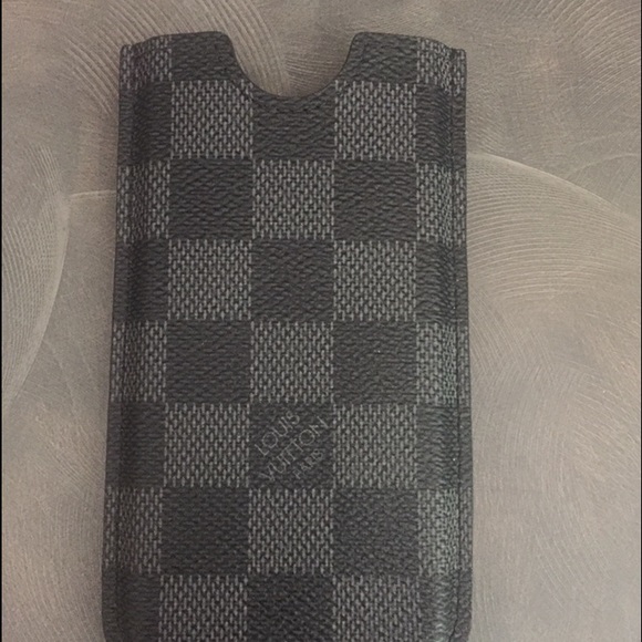 Authentic Louis Vuitton graphite iPhone 5 case