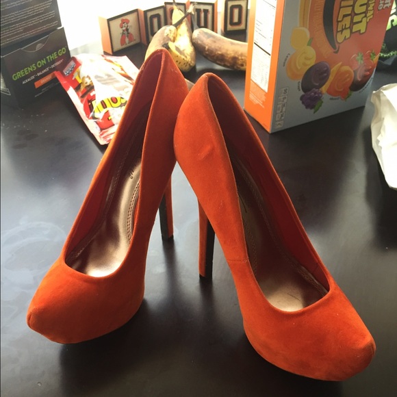 Orange heels
