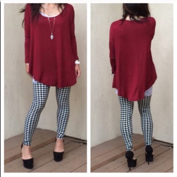 ✨RESTOCK ✨Houndstooth print leggings BEST SELLING - Picture 2 of 5