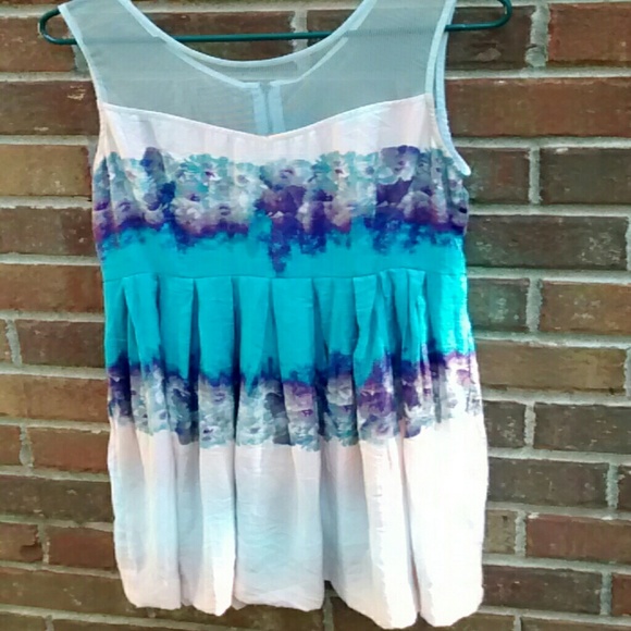 Pastel Floral Skater Dress