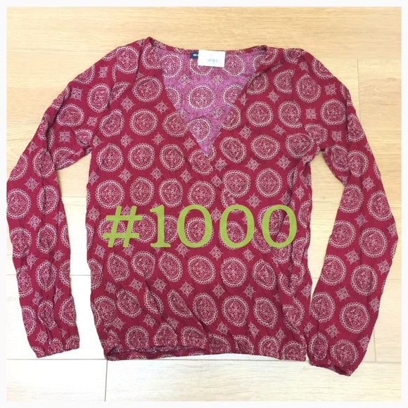 BM Red Bohemian Zosia Top BNWT - Picture 2 of 4