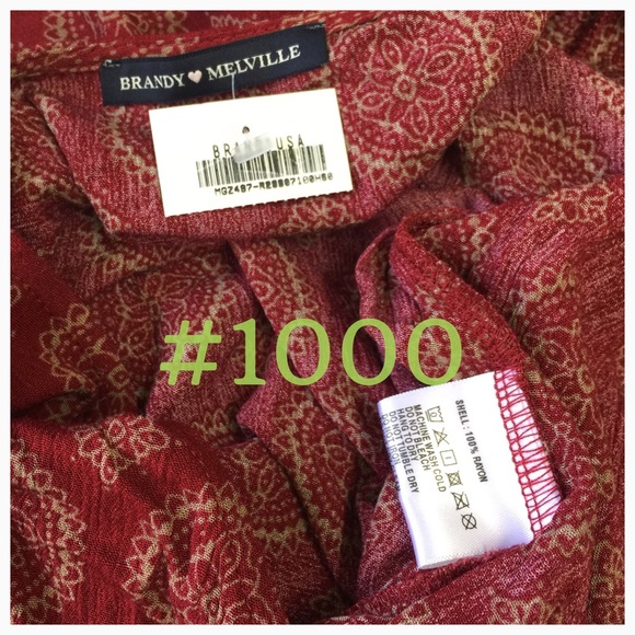 BM Red Bohemian Zosia Top BNWT - Picture 3 of 4