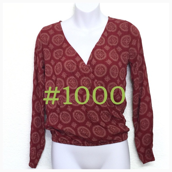 BM Red Bohemian Zosia Top BNWT - Picture 4 of 4