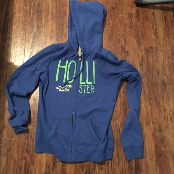 Blue Hollister Hoodie Jacket