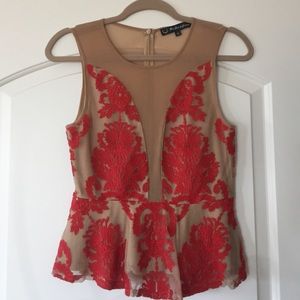 For Love and Lemons peplum top