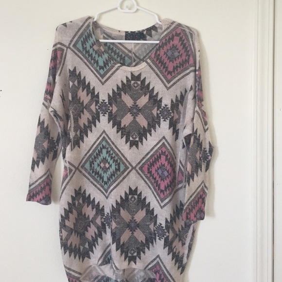 Aztec print tunic