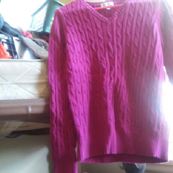 St John's bay pink sweater