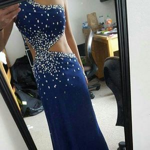 Blue prom Dress