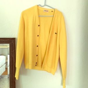 IZOD yellow cardigan