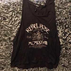 Open sleeve tank top