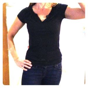 Ann Taylor black t-shirt size small