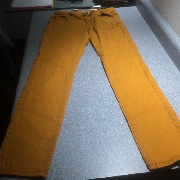 Mustard jeans
