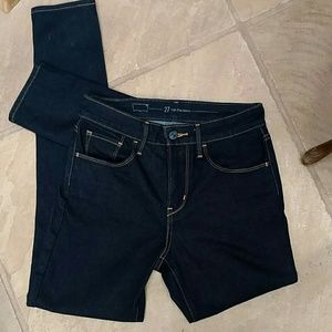 Levis high rise skinny jeans