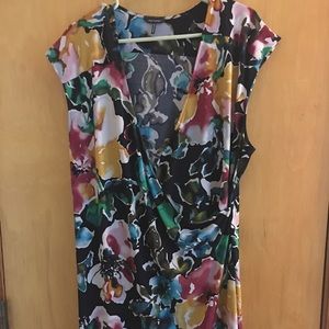 Daisy Fuentes xl wrap dress