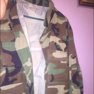 Vintage Camo Utility Jacket