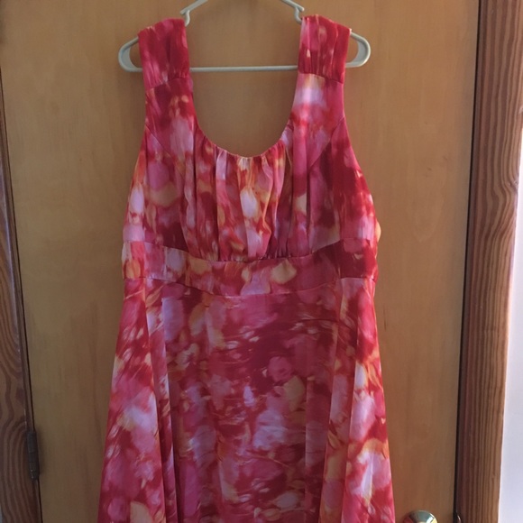 Pink and orange dress barn dress