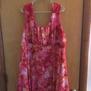 Pink and orange dress barn dress