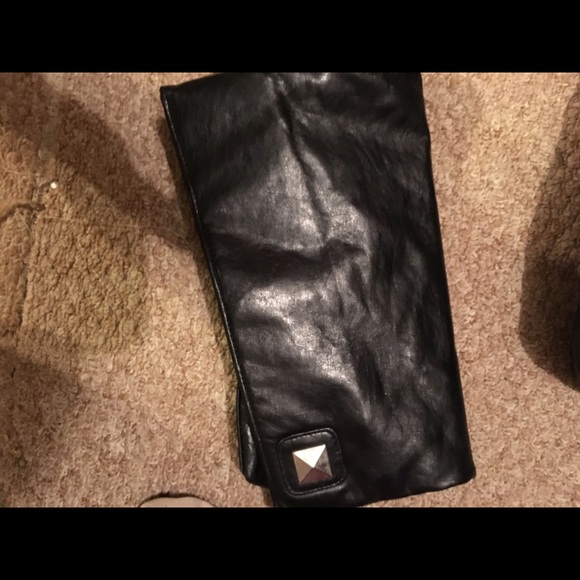 Black clutch purse