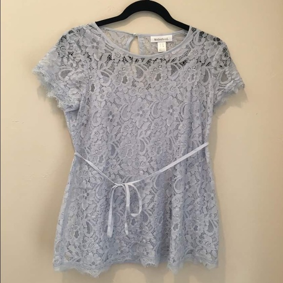 Lace Maternity Blouse, Size S