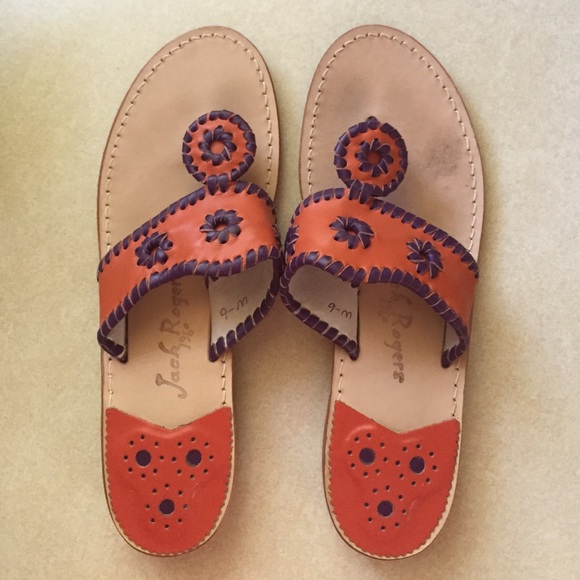 Orange and purple Jack Rogers Size 9.5