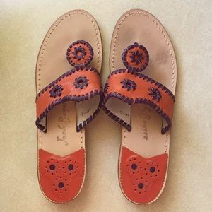 Orange and purple Jack Rogers Size 9.5