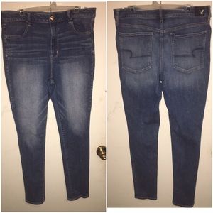 Size 18 long Denim X High waisted jeans
