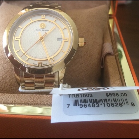 Tory Watch gold-Tone Ivory 37 mm