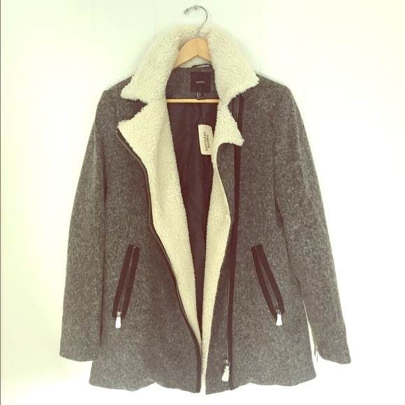 NWT Forever 21 Heather Grey Jacket women's L