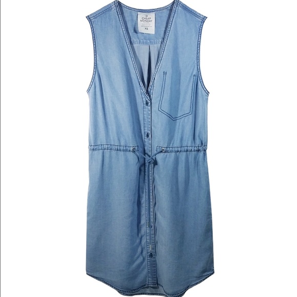 Cheap Monday Heart Dress in Chambray - Picture 1 of 2