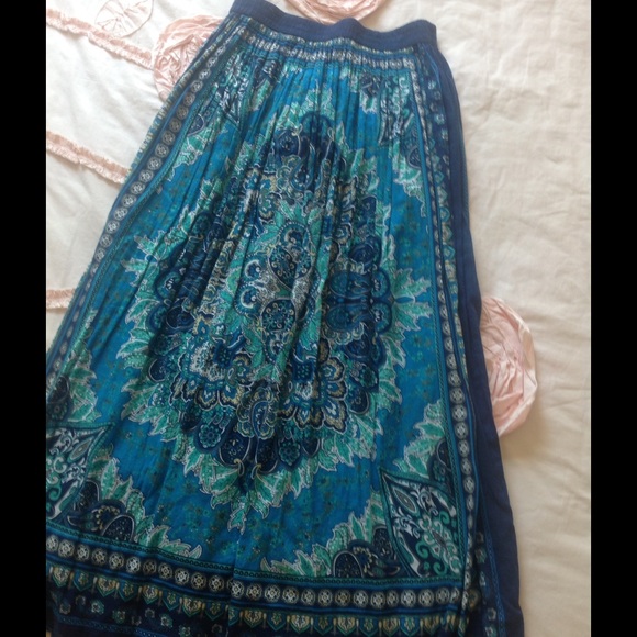 Maxi boho skirt