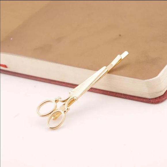 Brand new scissor clip gold hair pin💁🏼💎 - Picture 3 of 3