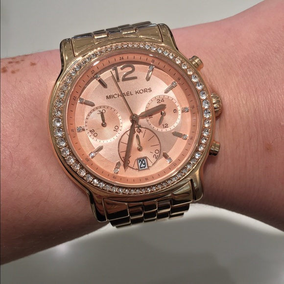 MK Rose Gold Watch