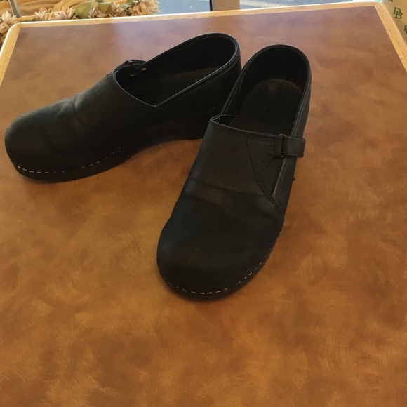 Dansko black clogs