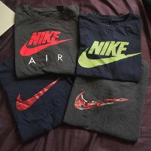 (4) Boys Nike Shirts