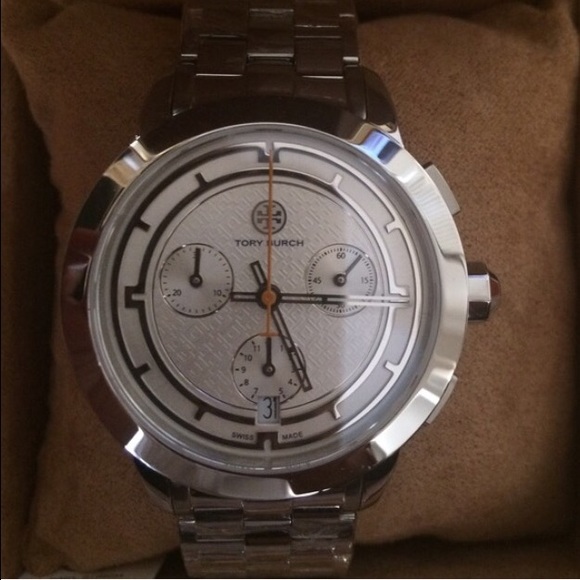 Tory watch, Stainless/steel Silver Chronograph