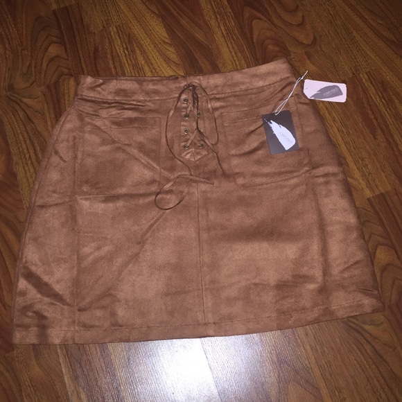 Forever 21 Dresses & Skirts - Forever 21 faux suede skirt