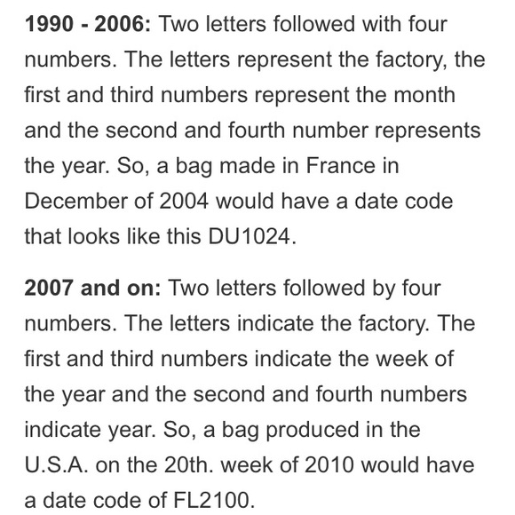 Louis Vuitton Date Code Calculator