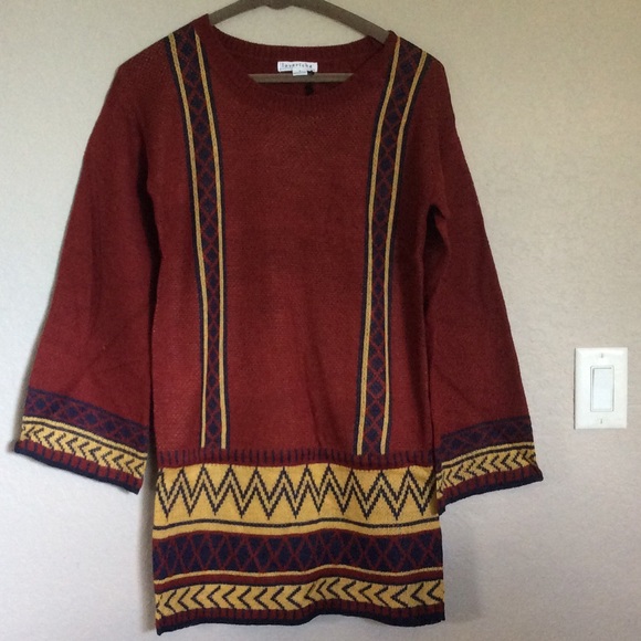 ๐ Anniversary Sale ๐ Boho Sweater Dress - Picture 4 of 4