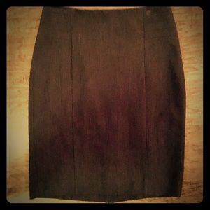 THE LIMITED SIZE 2❤️ BROWN PENCIL SKIRT