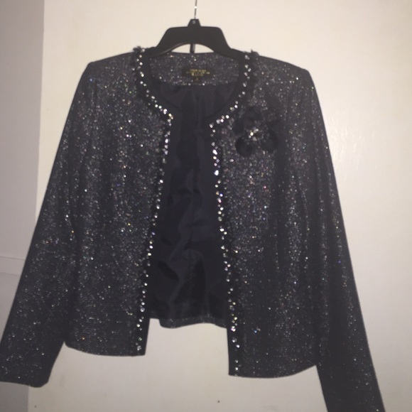 *NEW *TAHARI Navy Blue Suit Jacket