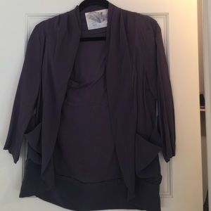 Silk blazer