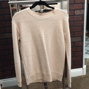 Light pink knit sweater