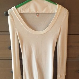 Free People long sleeve with detailed cuffs