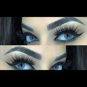 Sweet dream color icy grey contacts