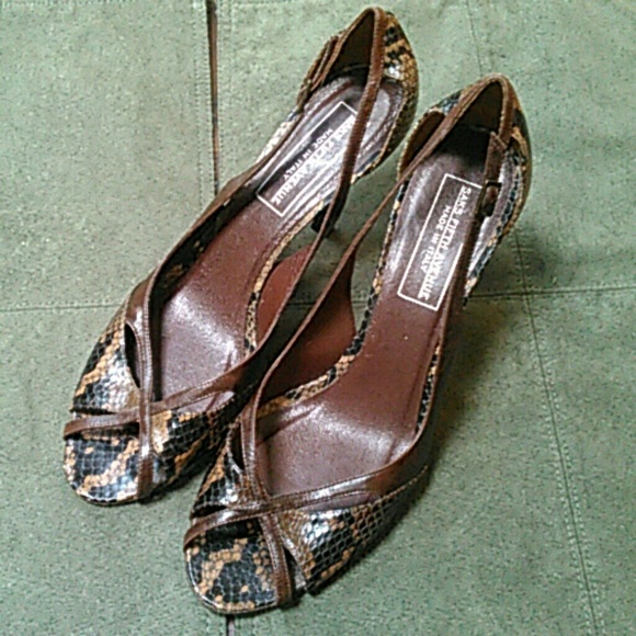 Saks Fifth Avenue Safari heels