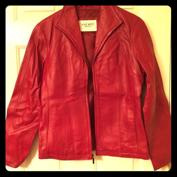 Nine West leather jacket
