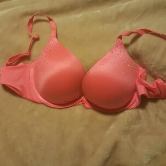 VS fabulous hot pink/ rhinestones bra