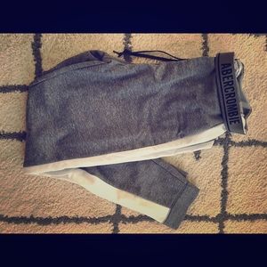 Abercrombie logo waist sweatpants
