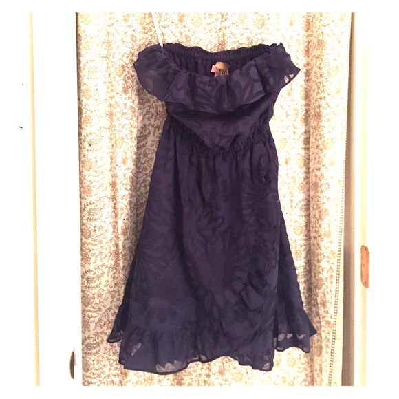 Lilly Pulitzer Navy Cocktail Dress - Picture 1 of 3